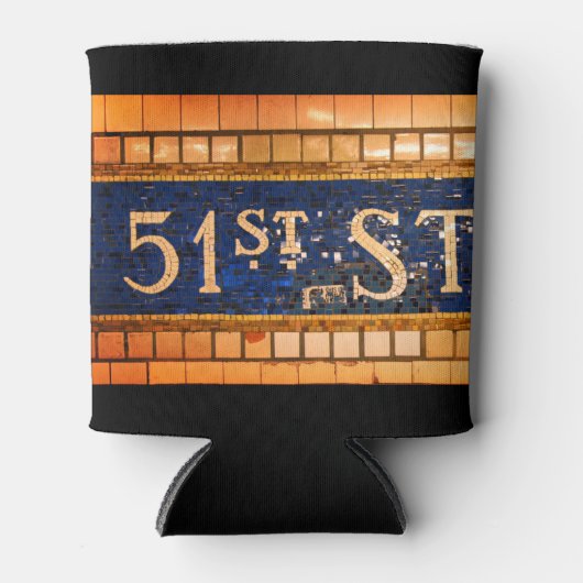 ヴィンテージ51通り、タイムズスクエア、マンハッタン、ニューヨーク 缶クーラー (正面)