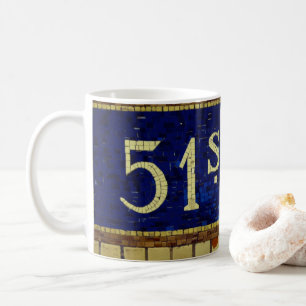 ヴィンテージ51通り,マンハッタン, NYC コーヒーマグカップ