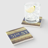 ヴィンテージ51通り，マンハッタン， NYC ストーンコースター (横)