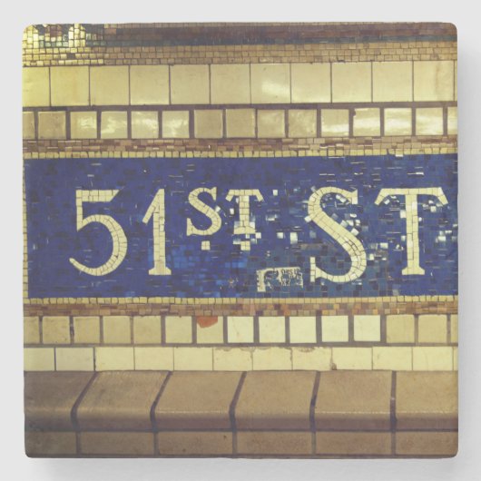 ヴィンテージ51通り，マンハッタン， NYC ストーンコースター (正面)