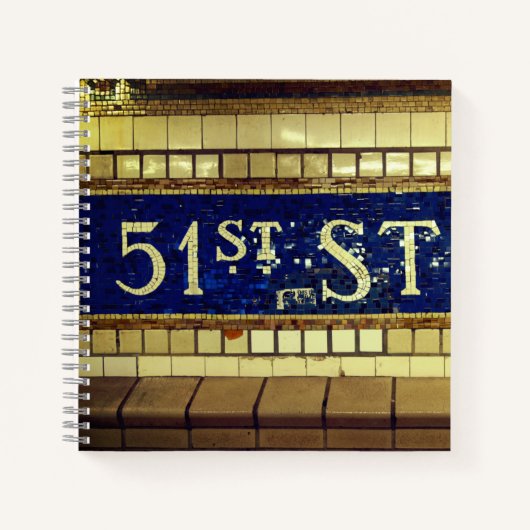 ヴィンテージ51通り，マンハッタン， NYC ノートブック (正面)