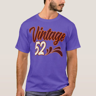 ヴィンテージ52歳誕生日 Tシャツ
