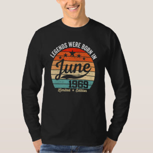 ヴィンテージ53誕生日レジェンド生まれは6月19日 Tシャツ