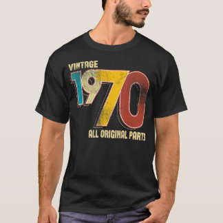 ヴィンテージ53誕生日装飾男性53th BDay 1970 Tシャツ