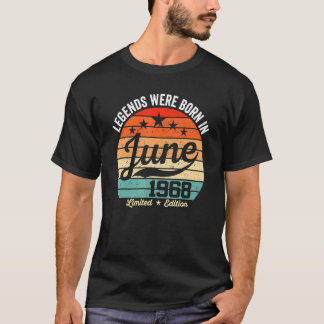 ヴィンテージ54誕生日レジェンド生まれは6月19日 Tシャツ