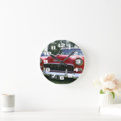 ヴィンテージ56山形ミディアムラウンドクロック ラウンド壁時計 (ホーム)