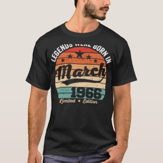ヴィンテージ57誕生日レジェンドは生まれ3月1日だった Tシャツ
