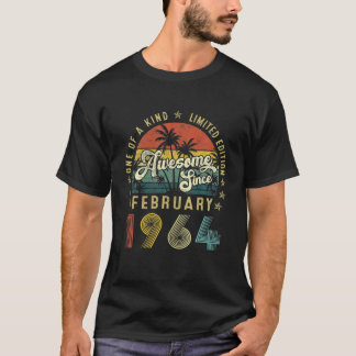 ヴィンテージ58歳1964年2月デコレーション58T Tシャツ