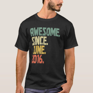 ヴィンテージ6月2日素晴らしから5歳の少年たち Tシャツ