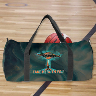 ヴィンテージ60のスタイル受け飛んでいる皿 ダッフルバッグ