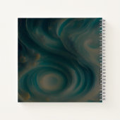 ヴィンテージ60のスタイル受け飛んでいる皿 ノートブック (裏面)