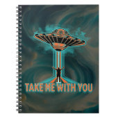 ヴィンテージ60のスタイル受け飛んでいる皿 ノートブック (正面)