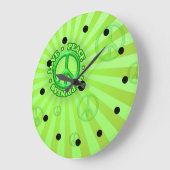 ヴィンテージ60の時計 ラージ壁時計 (傾斜)