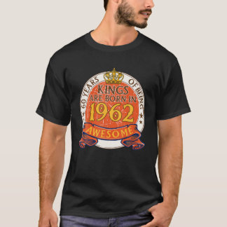 ヴィンテージ60位誕生日キングスTee 1962 40歳 Tシャツ