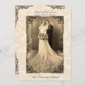 ヴィンテージ60周年記念招待状 招待状 (正面/裏面)