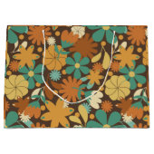 ヴィンテージ60度花火力（茶色） ラージペーパーバッグ (正面)