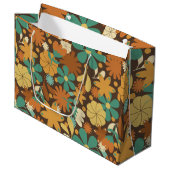 ヴィンテージ60度花火力（茶色） ラージペーパーバッグ (正面アングル)