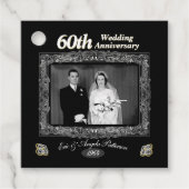 ヴィンテージ60結婚周年記念 フェイバータグ (正面)