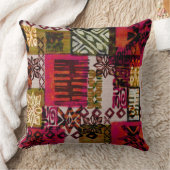 ヴィンテージ60sハワイアンバーククロススタイル枕 クッション (ブランケット)