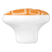 ヴィンテージ60s正方形パターモダンンのセラミックプルノブ セラミックノブ (側面)