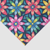 ヴィンテージ60s Vibeモダンデイジーオールオーバープリント 薄葉紙 (詳細)