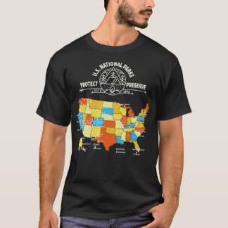 ヴィンテージ63保護US National Parkを保つ Tシャツ