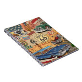 ヴィンテージ66号線ポスター。 ノートブック (右側)