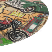 ヴィンテージ66号線懐かしいポスター。 カッティングボード (角)