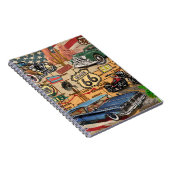 ヴィンテージ66号線懐かしいポスター。 ノートブック (右側)