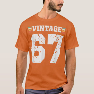 ヴィンテージ67歳ハッピー67th誕生日おもしろいスポーツ tシャツ