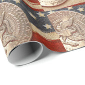 ヴィンテージ7月第4 ラッピングペーパー (ロールコーナー)