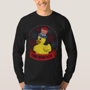 ヴィンテージ7月4日アメリカ愛国爆竹R Tシャツ