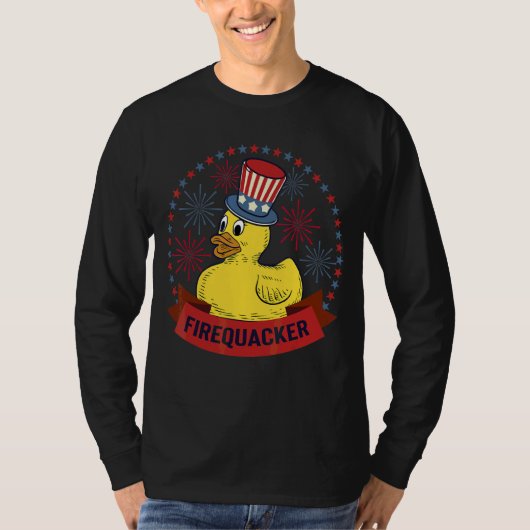 ヴィンテージ7月4日アメリカ愛国爆竹R Tシャツ (正面)