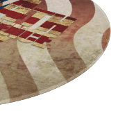 ヴィンテージ7月4日インディペンデンスデイデザイン カッティングボード (角)