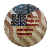 ヴィンテージ7月4日インディペンデンスデイデザイン カッティングボード (正面)