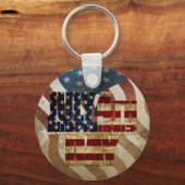 ヴィンテージ7月4日インディペンデンスデイデザイン キーホルダー (正面)