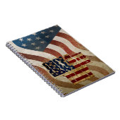 ヴィンテージ7月4日インディペンデンスデイデザイン ノートブック (右側)