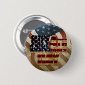 ヴィンテージ7月4日インディペンデンスデイデザイン 缶バッジ (正面&裏面)