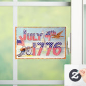 ヴィンテージ7月4日ウィンドウ固定 ウィンドウサイン (ホーム)