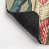 ヴィンテージ7月4日サムおじさんと花火 マウスパッド (コーナー)