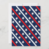 ヴィンテージ7月4日フォト結婚式招待状 招待状 (裏面)