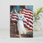 ヴィンテージ7月4日フリーダムガールとアメリカ シーズンカード (スタンド正面)