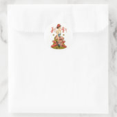 ヴィンテージ7月4日ベクトル ラウンドシール (バッグ)