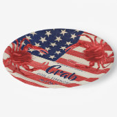 ヴィンテージ7月4日夏のパーティー ペーパープレート (アングル)