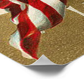 ヴィンテージ7月4日愛国的プリント ポスター (角)