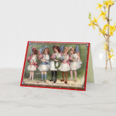 ヴィンテージ7月4日 カード (黄色い花)