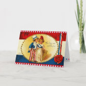 ヴィンテージ7月4日 カード (正面)