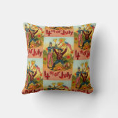 ヴィンテージ7月4日 クッション (裏面)