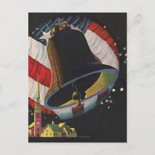 ヴィンテージ7月4日 ポストカード (正面)