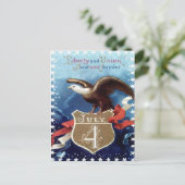 ヴィンテージ7月4日 ポストカード (スタンド正面)